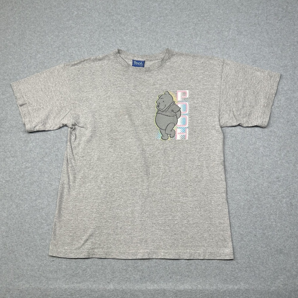 Disney Pooh Shirt Womens XL Graphic Jerry Leigh Double Sided Winnie The Pooh